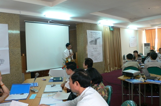 Ảnh khóa bồi dưỡng báo cáo viên về phương pháp sư phạm trong bồi dưỡng đại biểu dân cử, Hà Nội từ ngày 12 đến 15/5/2009