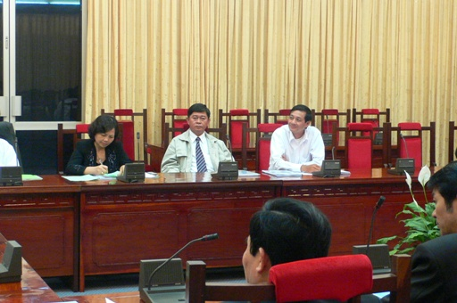 Ảnh hội nghị tập huấn "Mối quan hệ giữa HĐND và báo chí" tại Hà Nội từ ngày 12-13/3/2009
