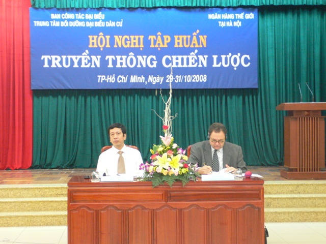 Ảnh HN "Truyền thông chiến lược", ngày 29-31/10/2008, TP. Hồ Chí Minh